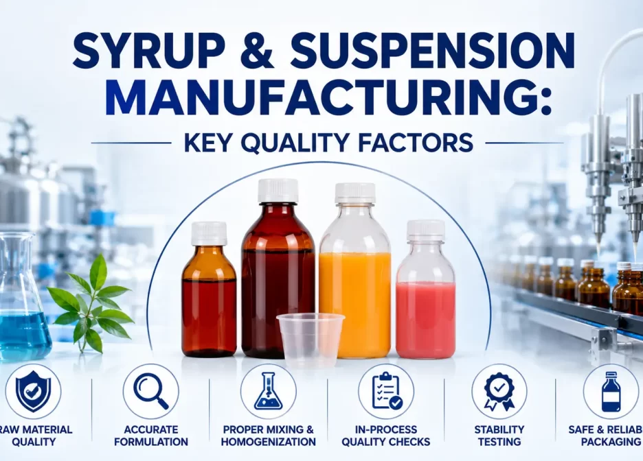 Syrup & Suspension Manufacturing: Key Quality Factors
