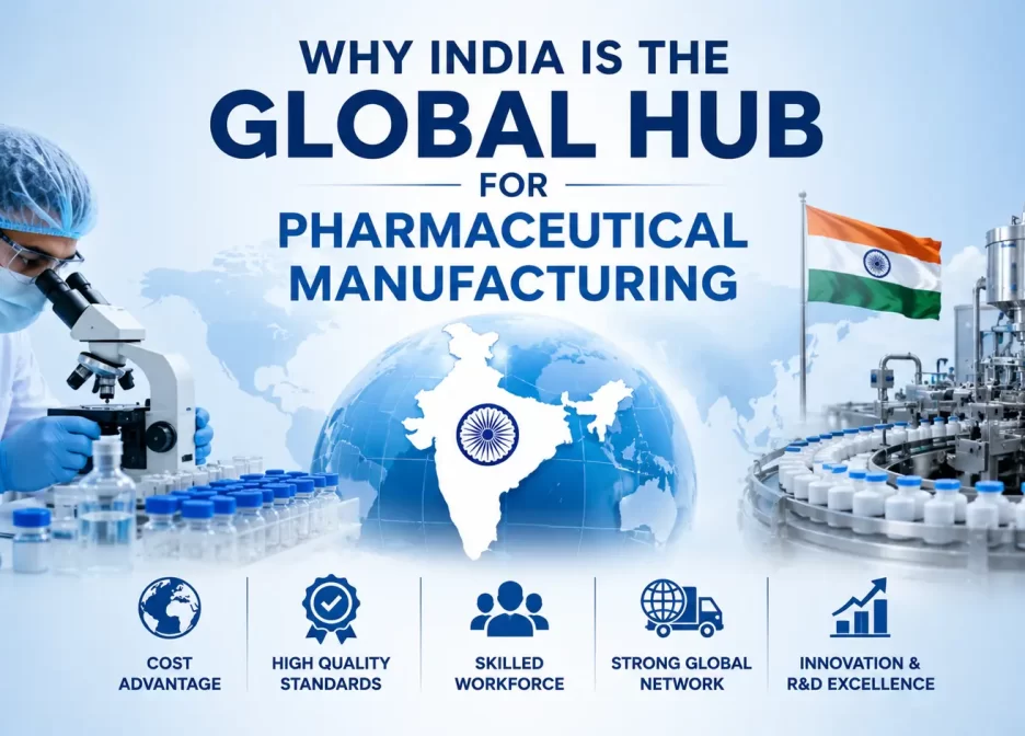 Why India is the Global Hub for Pharmaceutical Manufacturing