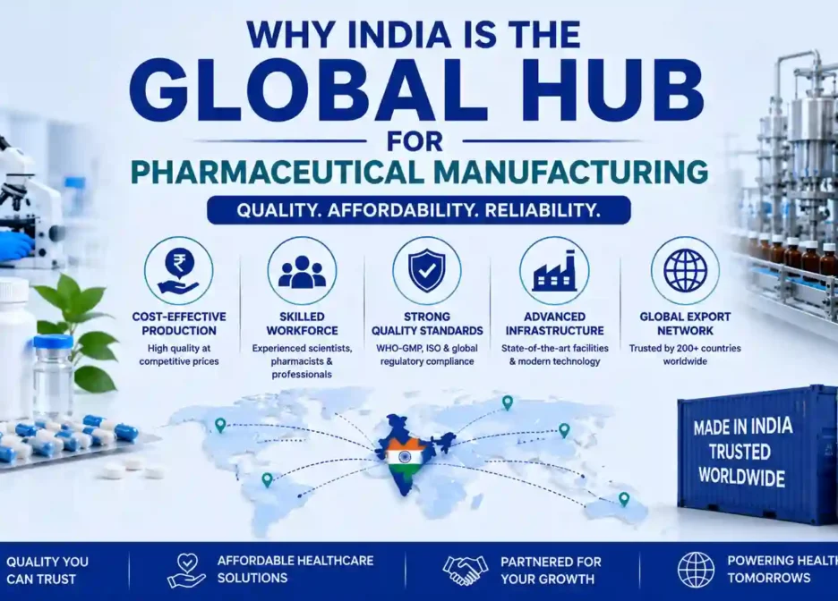 Why India is the Global Hub for Pharmaceutical Manufacturing