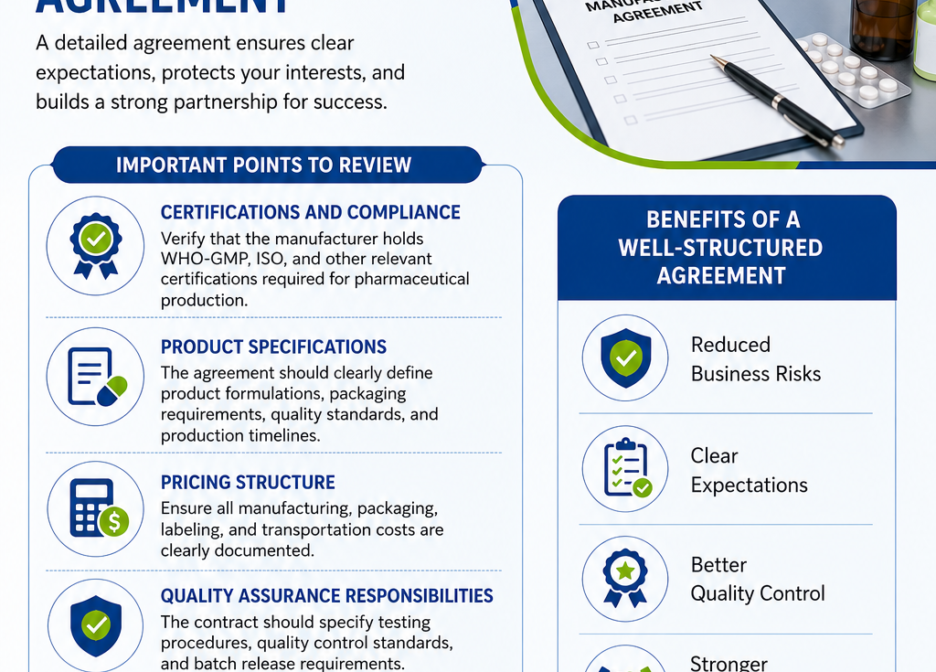 Checklist Before Signing a Pharmaceutical Manufacturing Agreement
